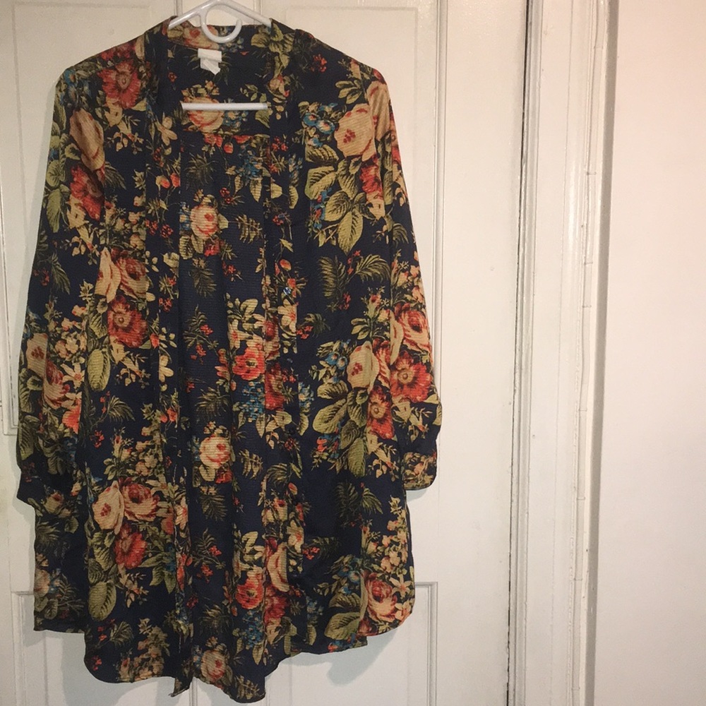 H&M 3/4 Sleeve Blouse size 2